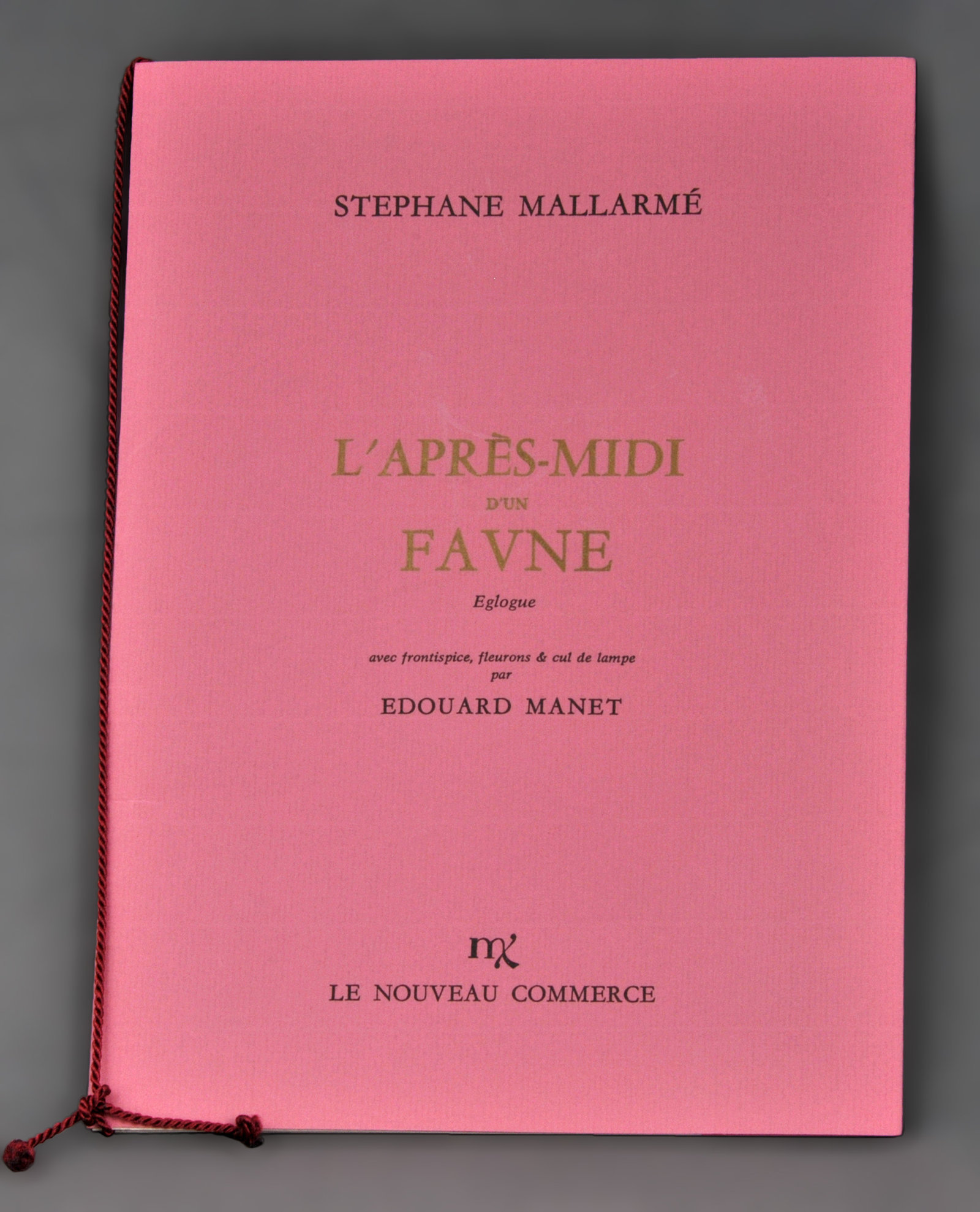 après-midi d'un faune (L') : églogue | Mallarmé, Stéphane (1842-1898). Auteur